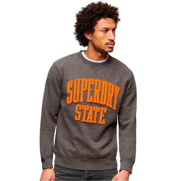 Superdry Vintage Athletic Tröja Grå L Man