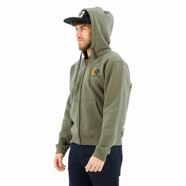 Black Diamond Faded Kokovetoketjullinen Collegepaita Vihreä M Mies