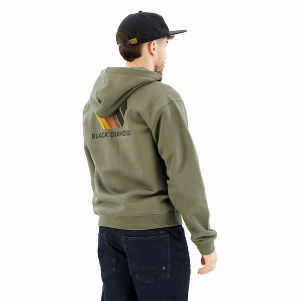 Black Diamond Faded Kokovetoketjullinen Collegepaita Vihreä M Mies