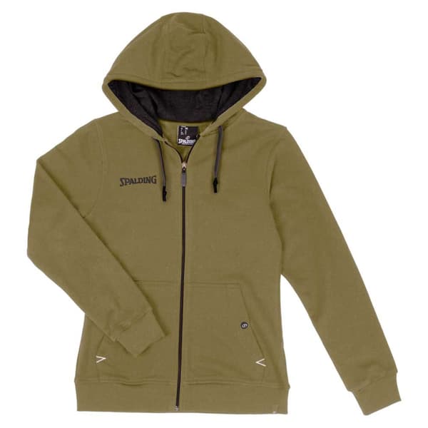 Spalding Flow Sweatshirt Med Lynlås Grøn 3XL Kvinde