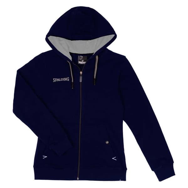Spalding Flow Sweatshirt Med Lynlås Blå XL Kvinde