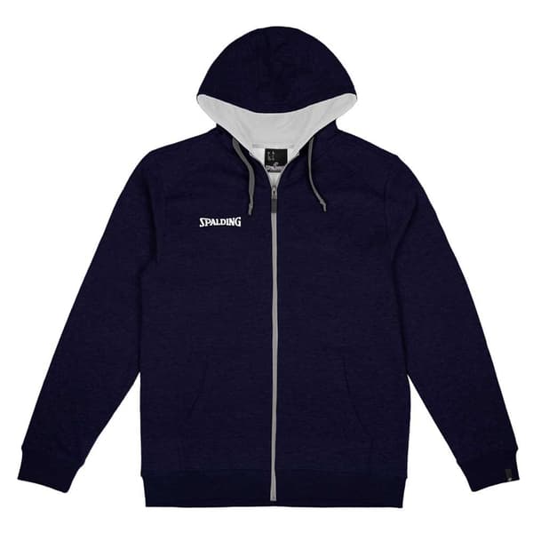 Spalding Flow Sweatshirt Med Lynlås Blå 2XL Mand