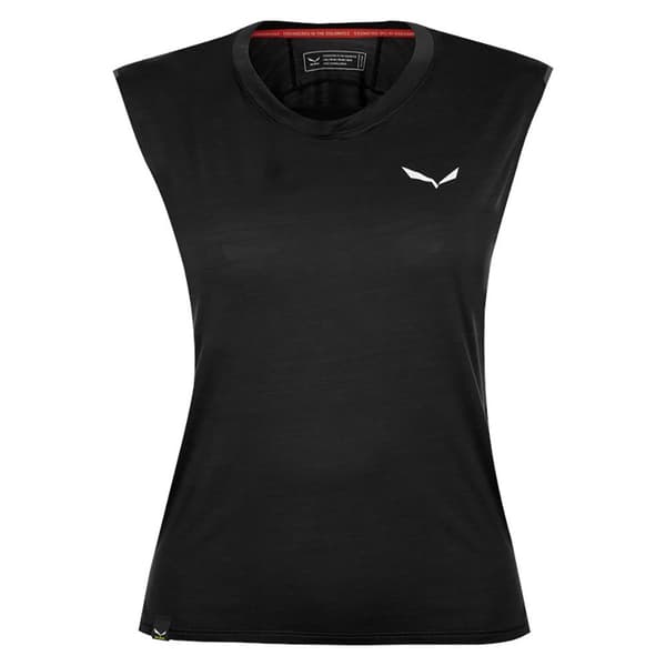Salewa Pedroc Am ærmeløs T-shirt Sort S Kvinde