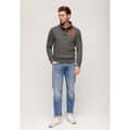 Miniatyrbillede 3 af 6: Superdry Vintage Athletic Henley Sweatshirt Grå XL Mand