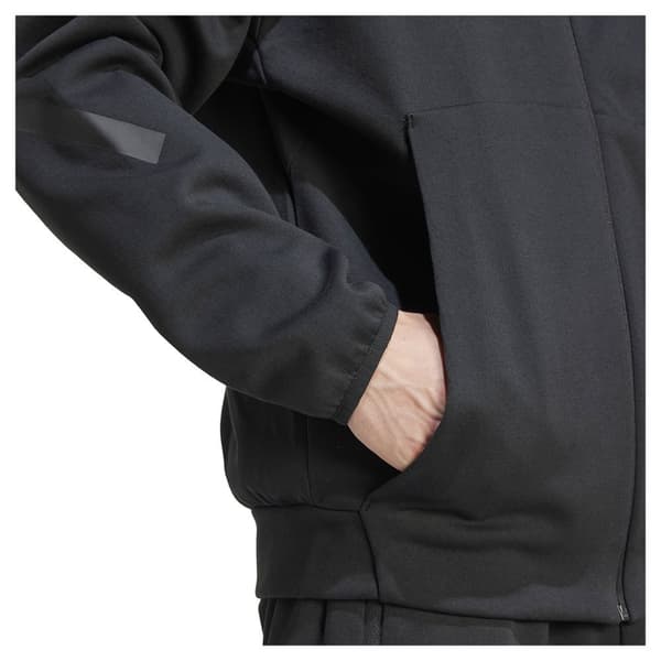 Adidas New Z.n.e Sweatshirt Med Dragkedja Svart L / Regular Man
