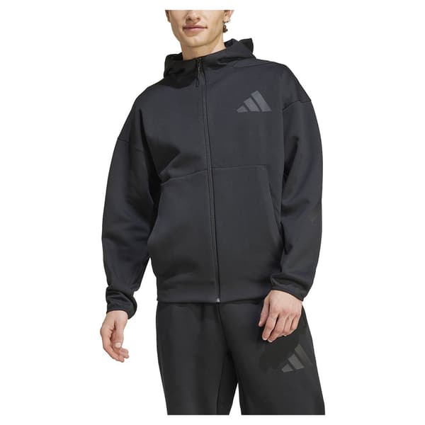 Adidas New Z.n.e Sweatshirt Med Dragkedja Svart L / Regular Man