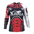 Miniatyrbillede 1 af 2: Xzoga Mf Sport 2021 Zip T-shirt Med Lange ærmer Rød L Mand