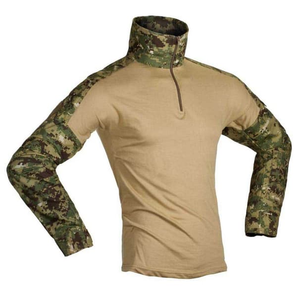 Invadergear Combat T-shirt Med Lång ärm Beige S Man
