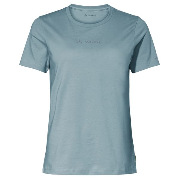 Vaude Logo Ii T-shirt Med Korta ärmar Blå 44 Kvinna