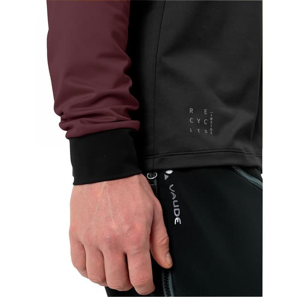 Vaude Bike Qimsa Halv Lynlås Langærmet T-shirt Lilla 2XL Mand
