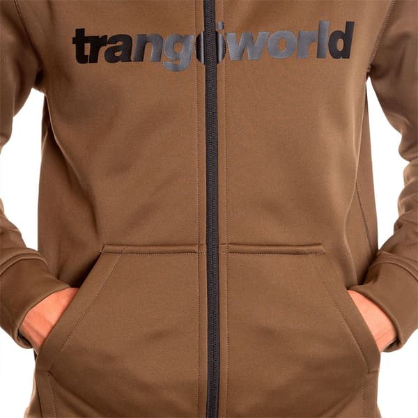 Trangoworld Ripon Sweatshirt Med Dragkedja Brun S Man