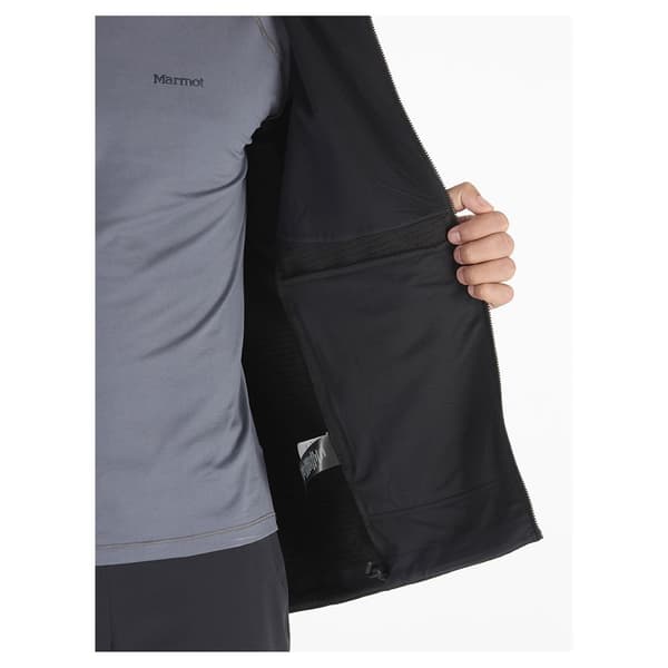 Marmot Pinnacle Driclime Collegepaita Musta 2XL Mies