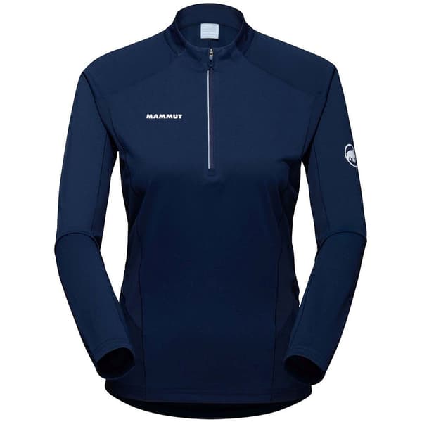 Mammut Aenergy Fl Zip Pitkähihainen T-paita Sininen XL Nainen