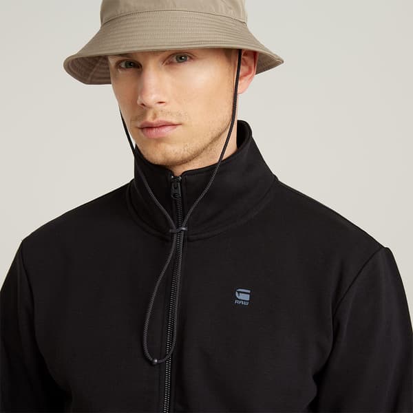 G-star Nifous Sweatshirt Med Lynlås Sort XL Mand