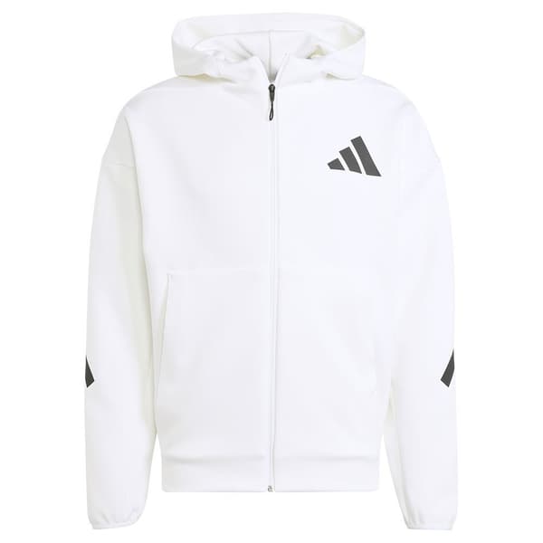 Adidas New Z.n.e Sweatshirt Med Lynlås Hvid M / Regular Mand