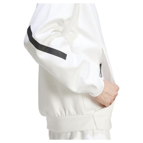 Adidas New Z.n.e Sweatshirt Med Lynlås Hvid M / Regular Mand