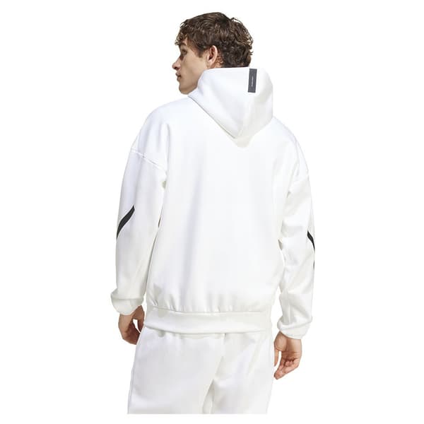 Adidas New Z.n.e Sweatshirt Med Lynlås Hvid M / Regular Mand