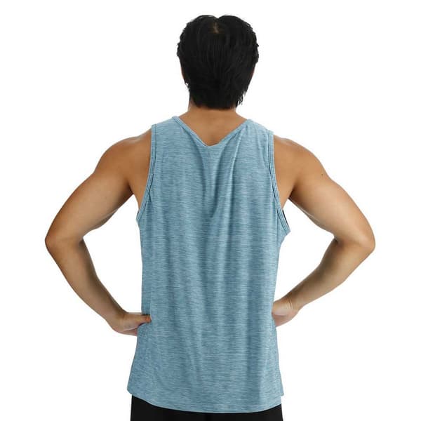 Tyr Airtec Solid ærmeløs T-shirt Blå M Mand