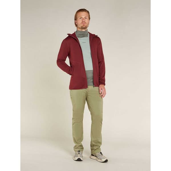 Icebreaker Merino 560 Realfleece Elemental Ii Kokovetoketjullinen Collegepaita Punainen XL Mies