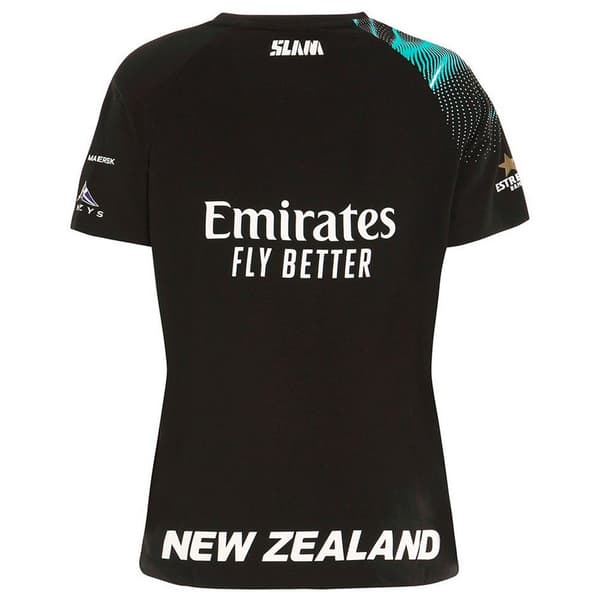 Slam Etnz Deck T-shirt Med Korta ärmar Svart XL Kvinna