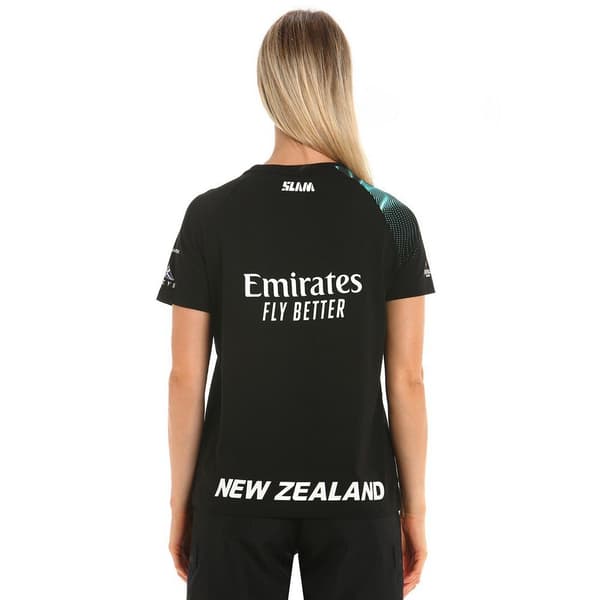 Slam Etnz Deck T-shirt Med Korta ärmar Svart XL Kvinna