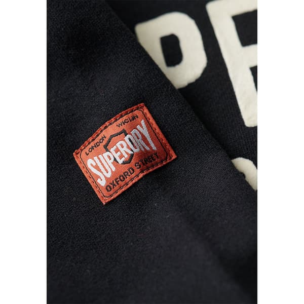 Superdry Workwear Flock Graphic Tröja Med Huva Svart XL Man