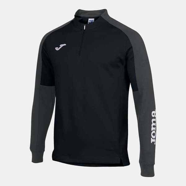 Joma Eco Championship Halv Lynlås Sweatshirt Sort 2XL Mand