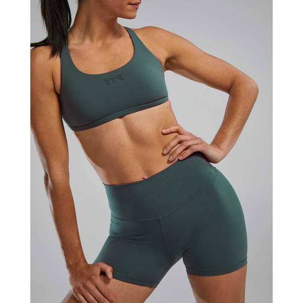 Tyr Joule Elite 3.25´´ Korkeavyötäröiset Lyhyet Leggingsit Harmaa XS Nainen
