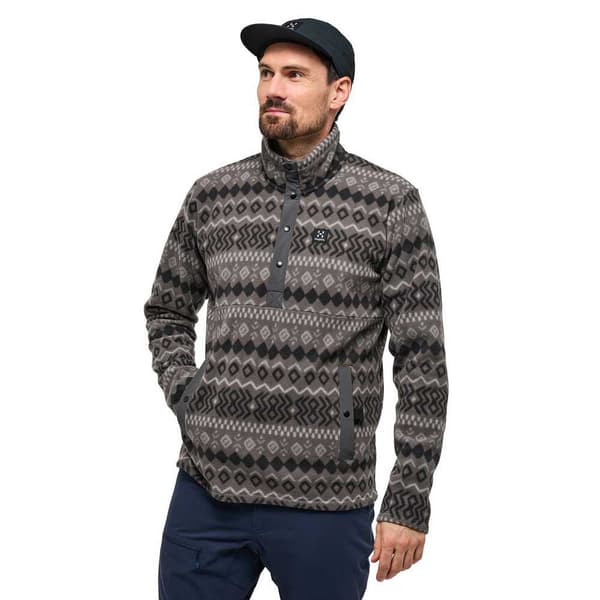 Haglofs Mora Mid Sweatshirt Med Dragkedja Grå XL Man