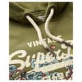 Miniatyrbild 3 av 3: Superdry Tokyo Vl Graphic Huvtröja Grönt 2XL Man