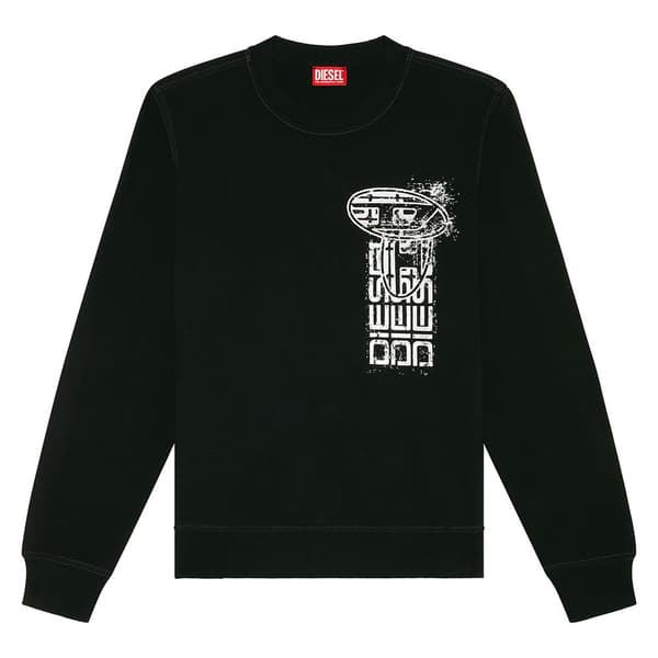 Diesel Ginn K39 Sweatshirt Sort S Mand
