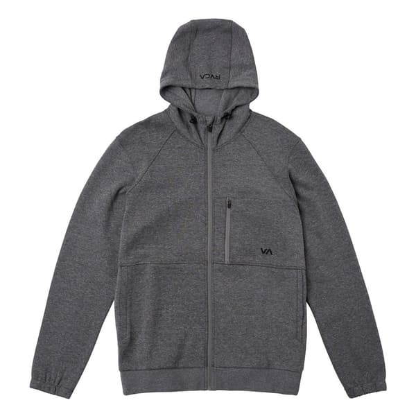Rvca Va Sport Tech Sweatshirt Med Dragkedja Grå M Man