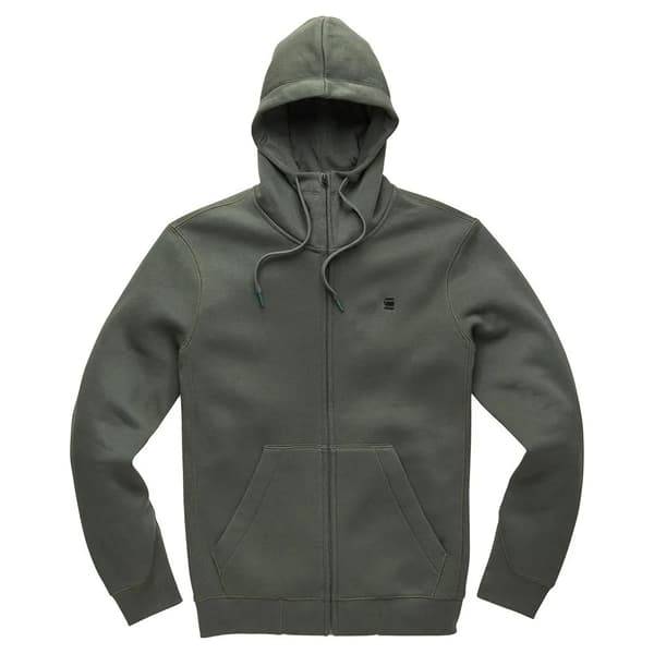 G-star Premium Core Sweatshirt Med Lynlås Grå S Mand