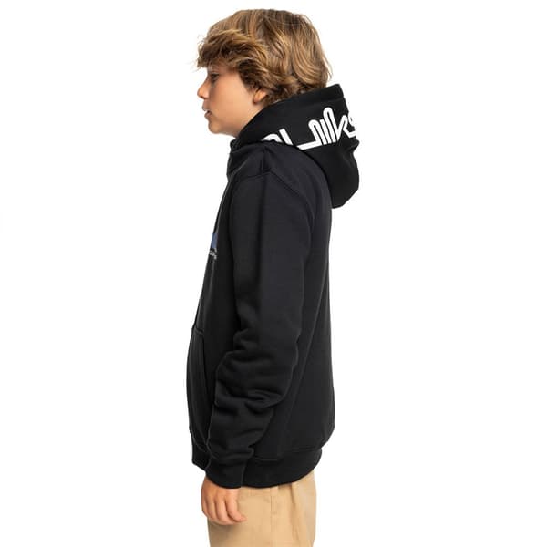 Quiksilver Best Wave Sweatshirt Med Lynlås Sort 16 Years Dreng