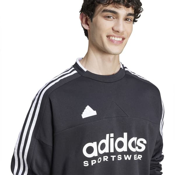 Adidas House Of Tiro Fleece Sweatshirt Sort M Mand