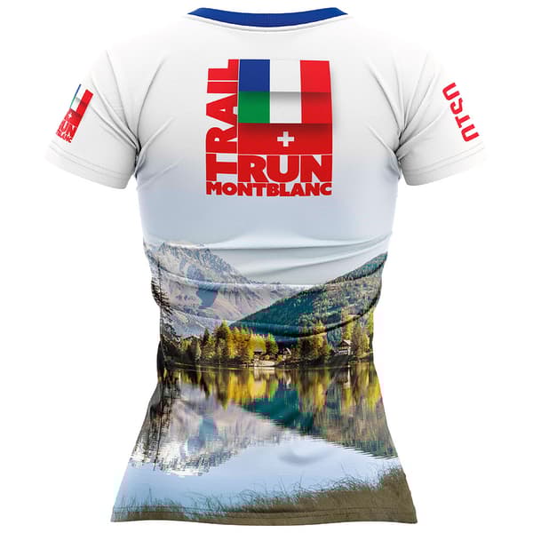 Otso Run Trail Montblanc 2024 T-shirt Med Korta ärmar  S Kvinna