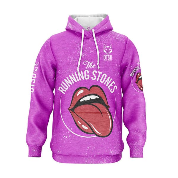 Otso Running Stones Hættetrøje Rosa L Mand