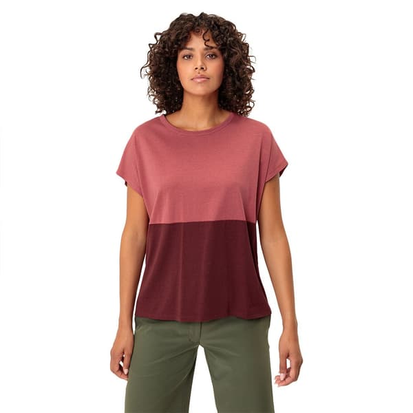 Vaude Redmont Iii T-shirt Med Korte ærmer Rød 44 Kvinde