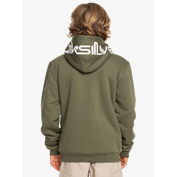 Quiksilver Best Wave Sweatshirt Med Dragkedja Grönt 14 Years Pojke