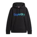 Miniatyrbild 3 av 6: Superdry Core Logo Loose Tröja Med Huva Svart 2XL Man