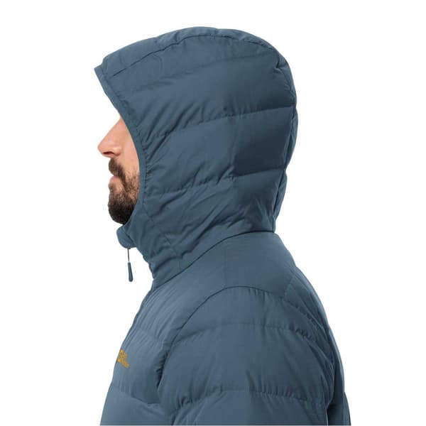 Jack Wolfskin Ather Down Huvtröja Blå 2XL Man