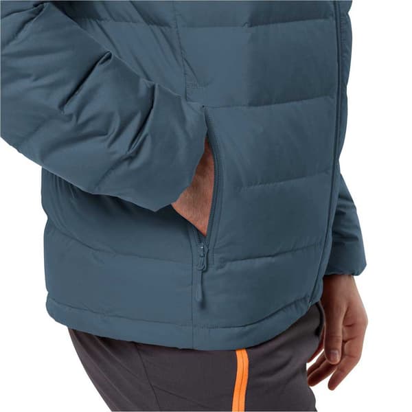 Jack Wolfskin Ather Down Huvtröja Blå 2XL Man