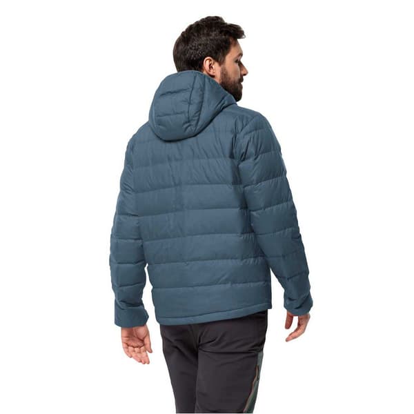 Jack Wolfskin Ather Down Huvtröja Blå 2XL Man
