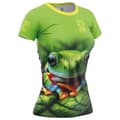 Miniatyrbild 1 av 3: Otso Frog T-shirt Med Korta ärmar Grönt S Kvinna