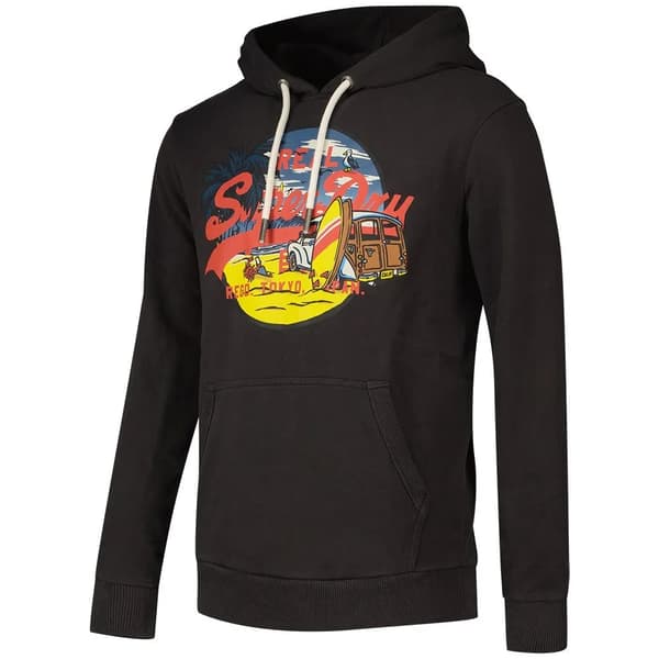 Superdry La Vl Graphic Ub Tröja Med Huva Svart 2XL Man