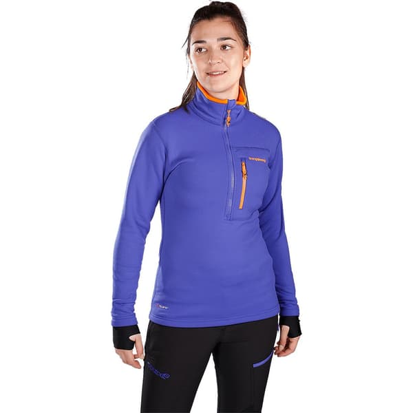 Trangoworld Trx2 Stretch Pro T-shirt Med Lange ærmer Blå M Kvinde