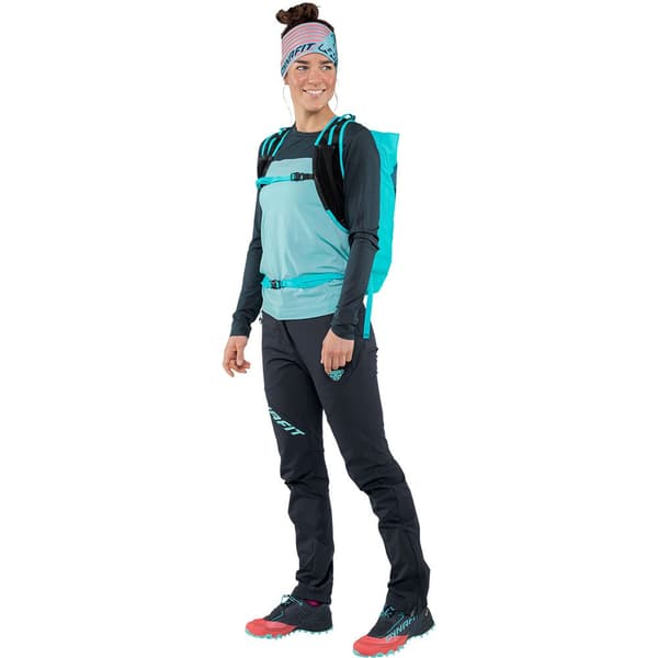 Dynafit Traverse S-tech T-shirt Med Lång ärm Blå M-L Kvinna