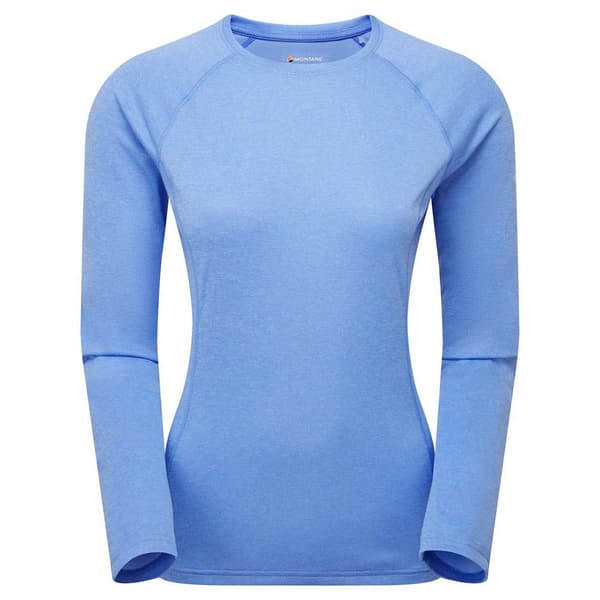 Montane Dart T-shirt Med Lång ärm Blå S Kvinna