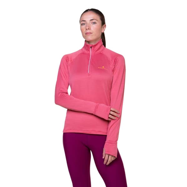 Ronhill Tech Winter Halv Dragkedja Långärmad T-shirt  10 Kvinna