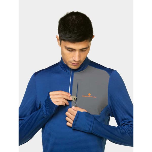 Ronhill Tech Winter Halv Dragkedja Långärmad T-shirt  M Man